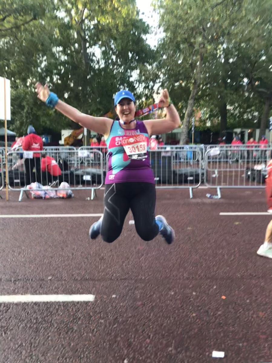 Catriona: Barts Charity marathon runner 2021