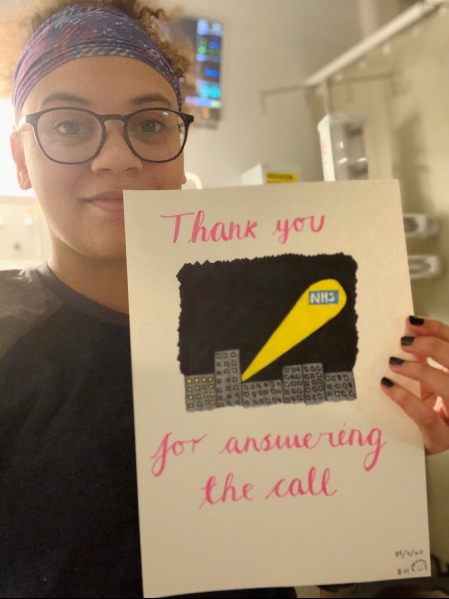 Clap for the NHS poster