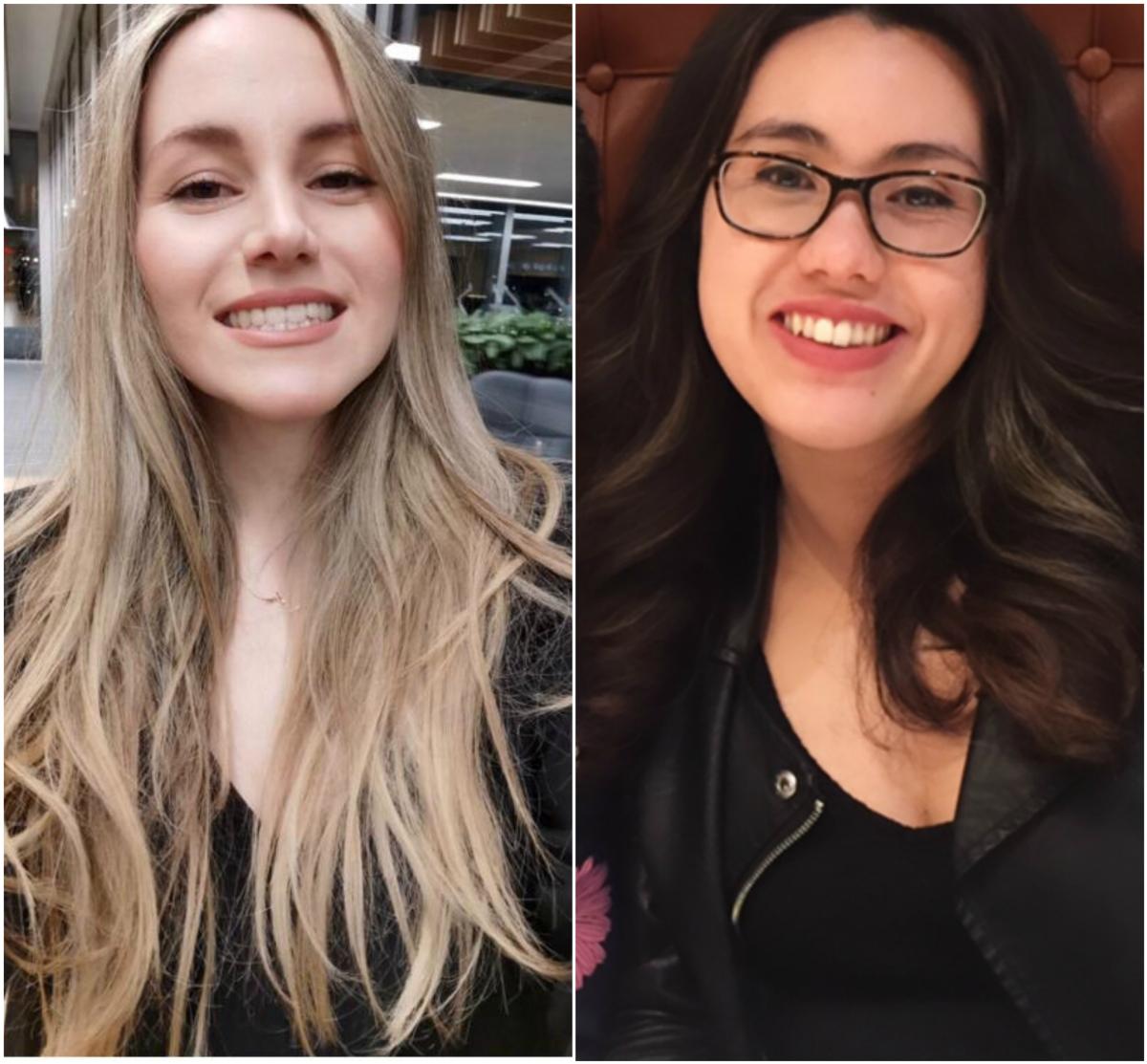 Student Dietitians Catherine and Vasiliki