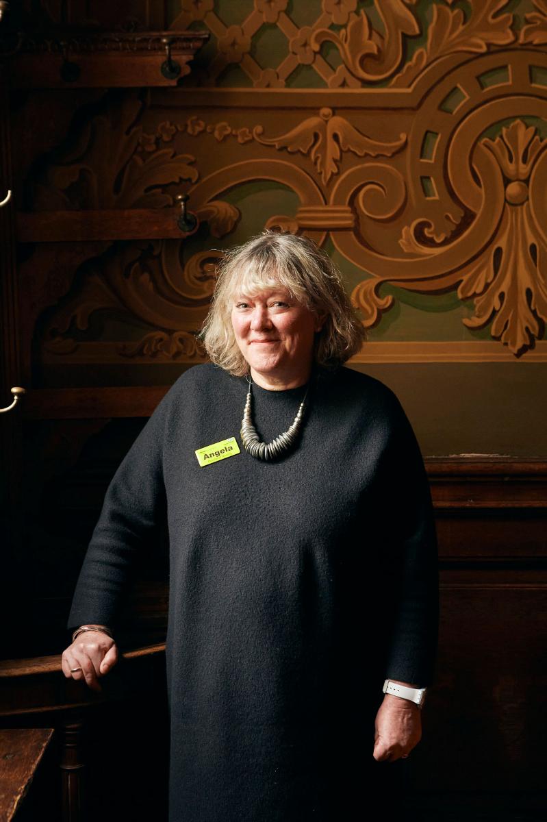 Angela Robinson is director of nursing at St Bartholomew's, full body shot